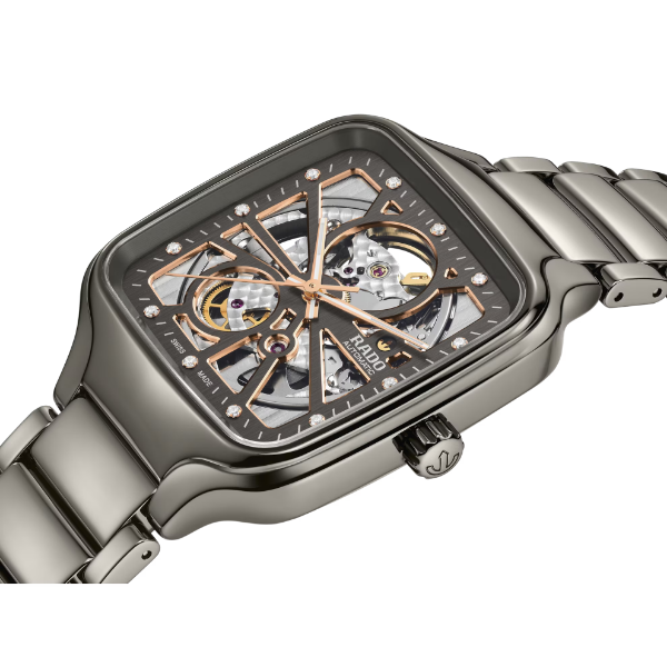 True Square Automatic Open Heart - Unisex Swiss Watch || قلب مفتوح تلقائي مربع حقيقي