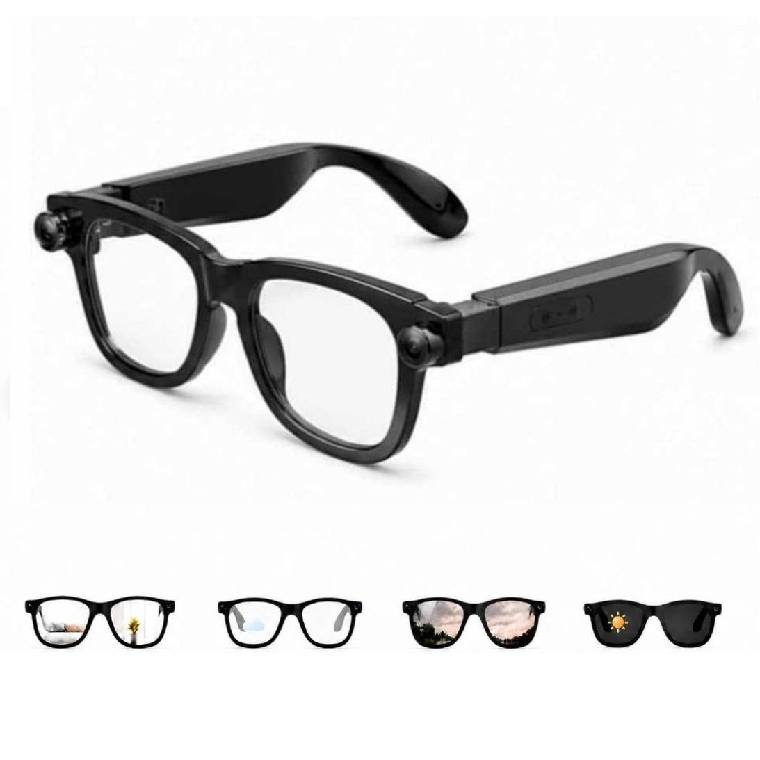 AI Smart Glasses with 8MP Camera
