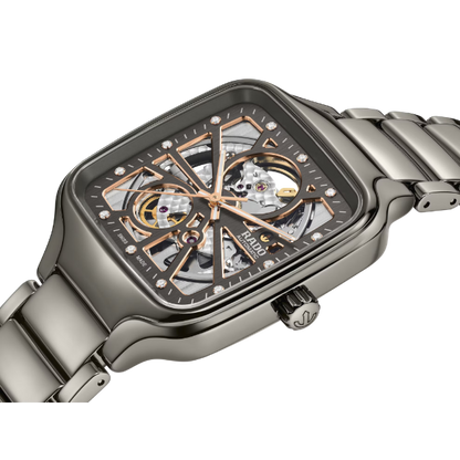 True Square Automatic Open Heart - Unisex Swiss Watch || قلب مفتوح تلقائي مربع حقيقي
