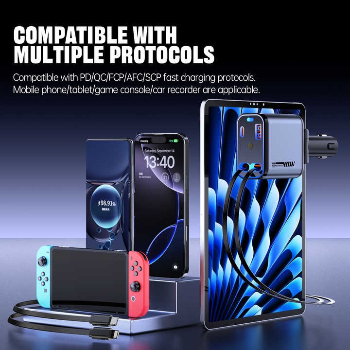 Retractable Fast Car Charger