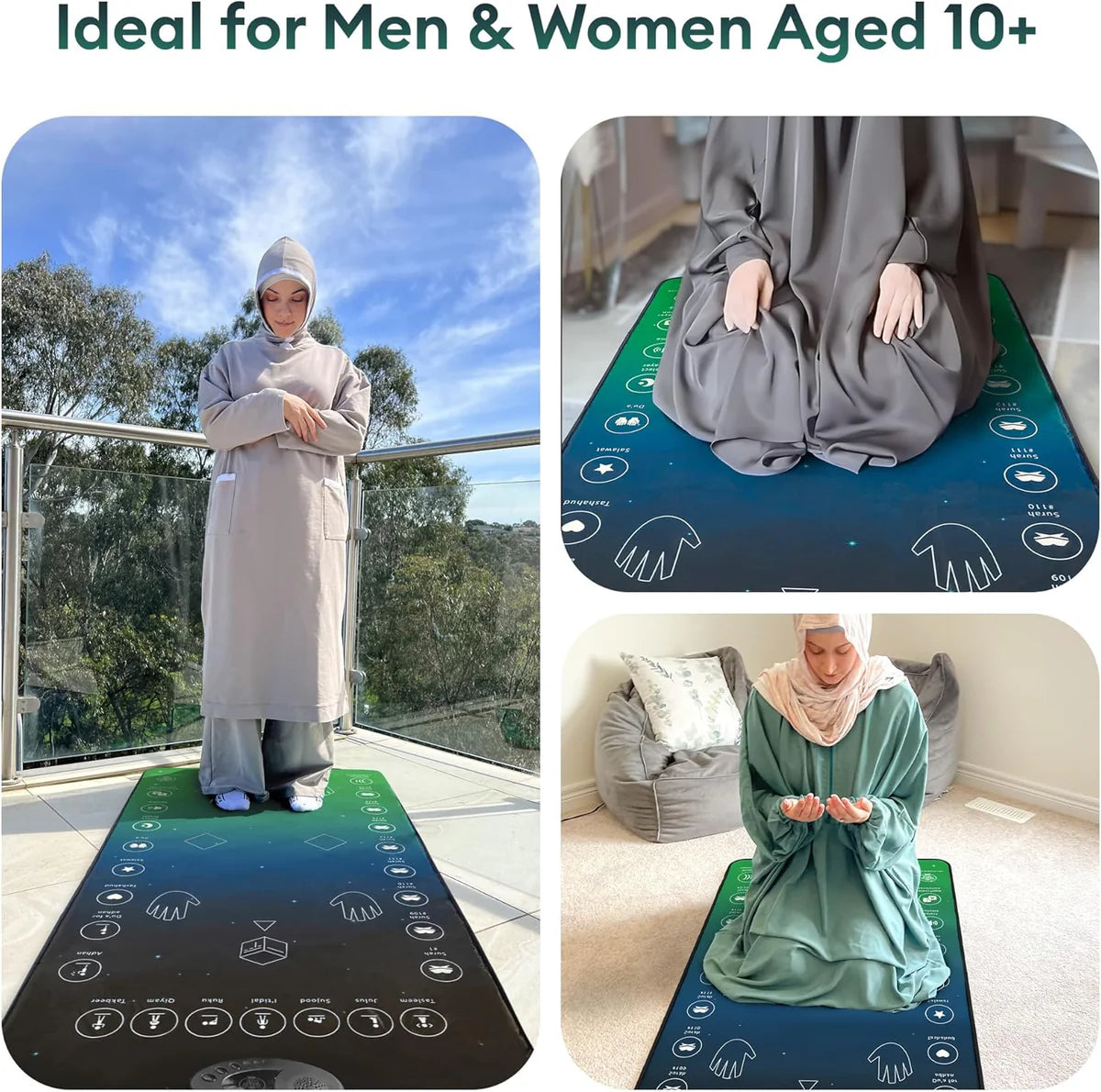 Islamic Smart Prayer Mat for Children &amp; Adult